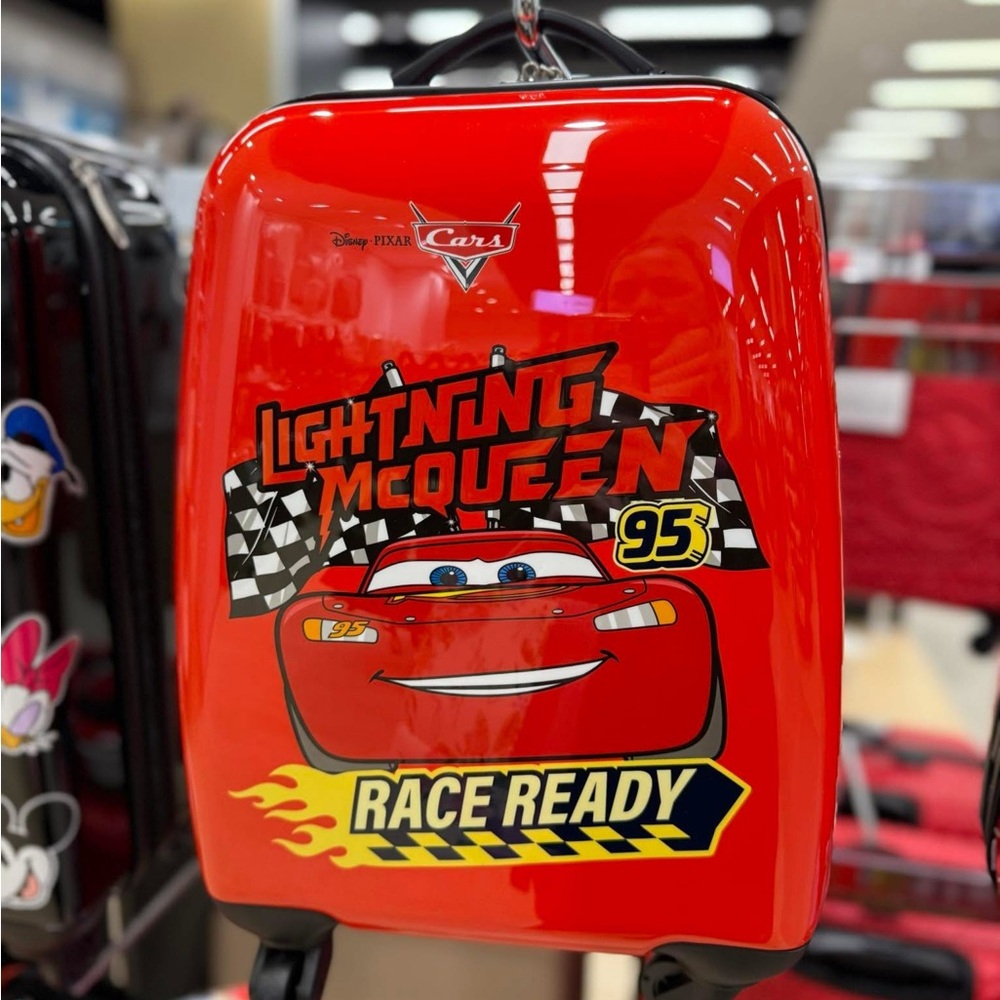 Disney Primark Cars Red Lightning McQueen Suitcase